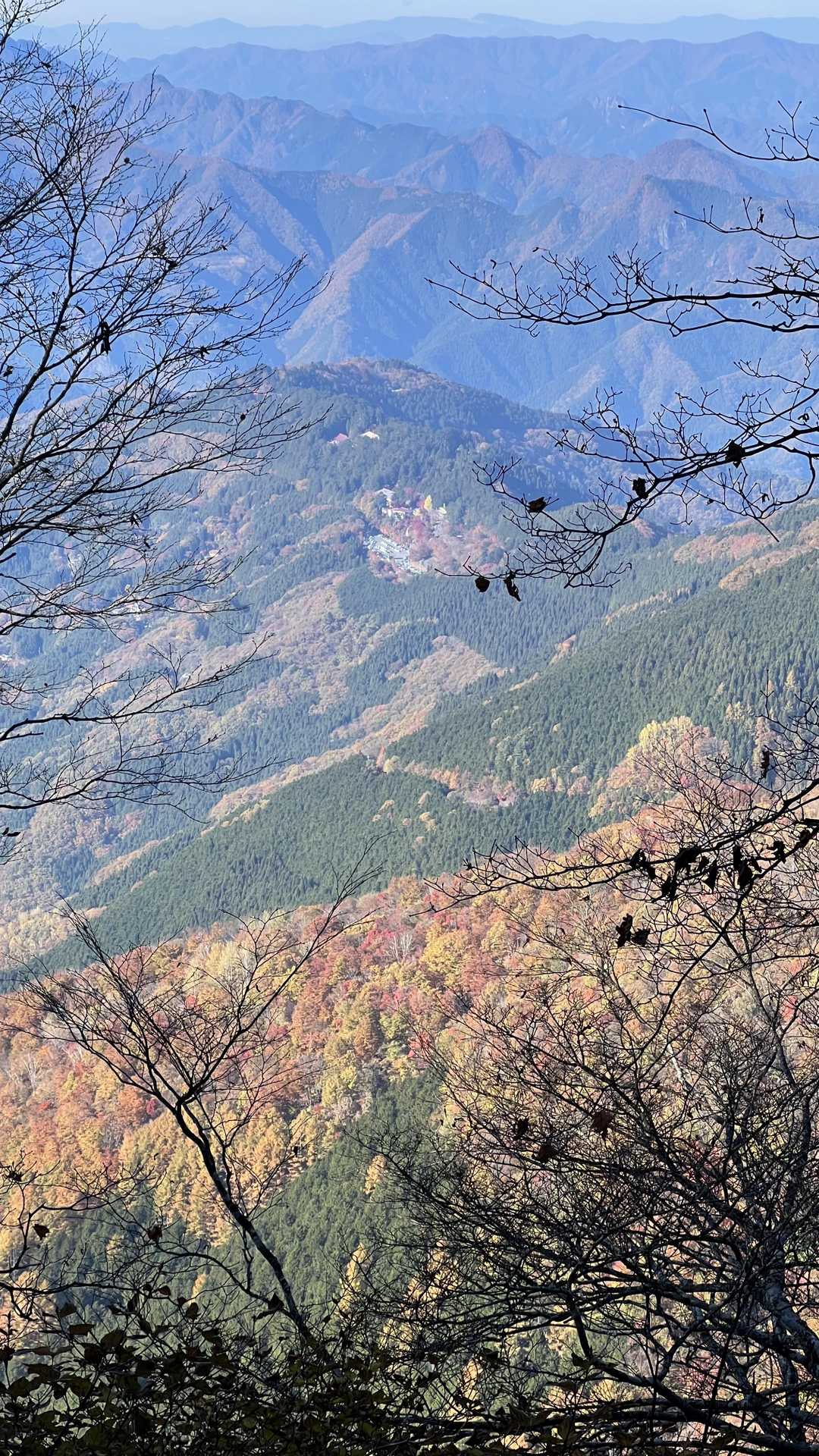 三峯神社を見下ろす