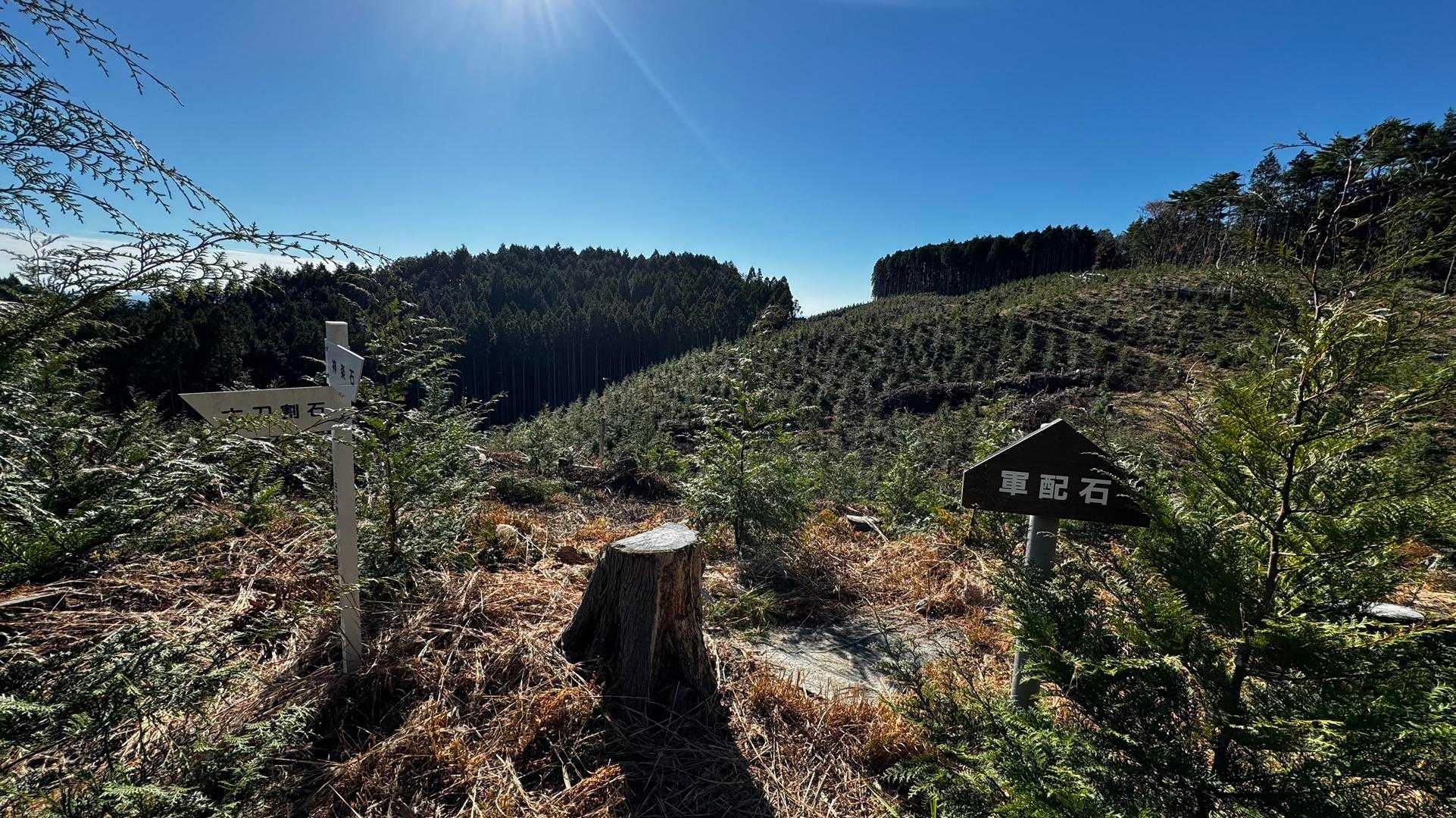 竪破山・胎内石・太刀割石〜奈々久良の滝 の写真 26