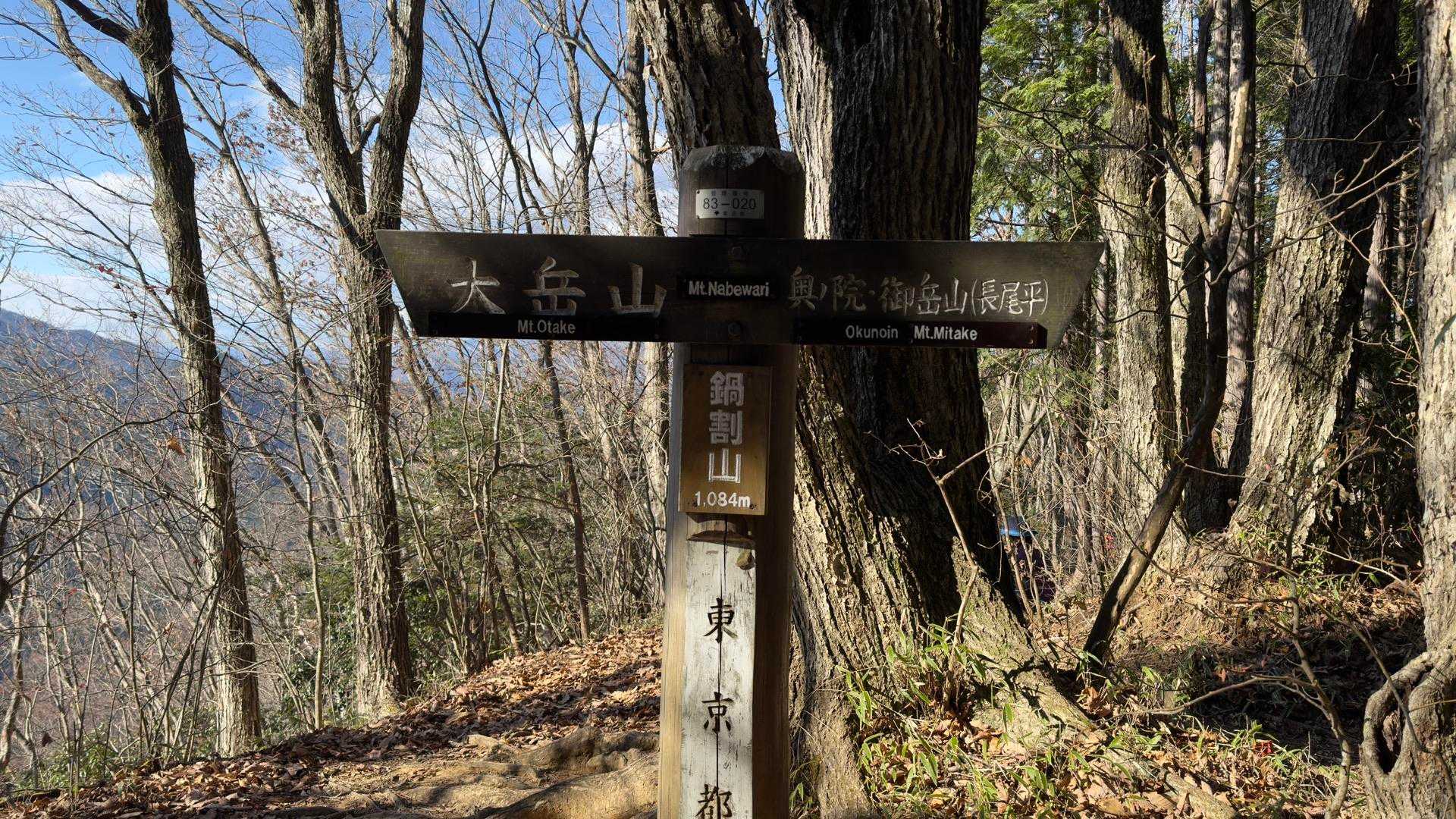 御岳山、鍋割山、大岳山 の写真 13