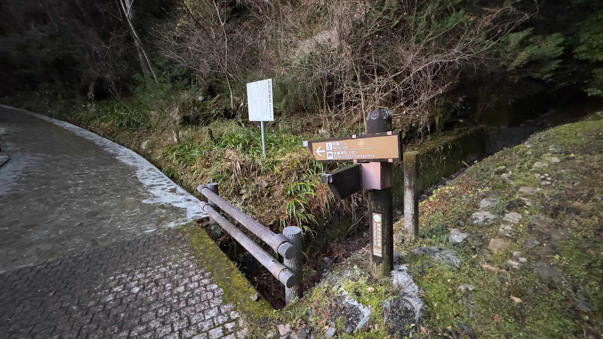 秋葉山上社へ初詣ハイク の写真 1