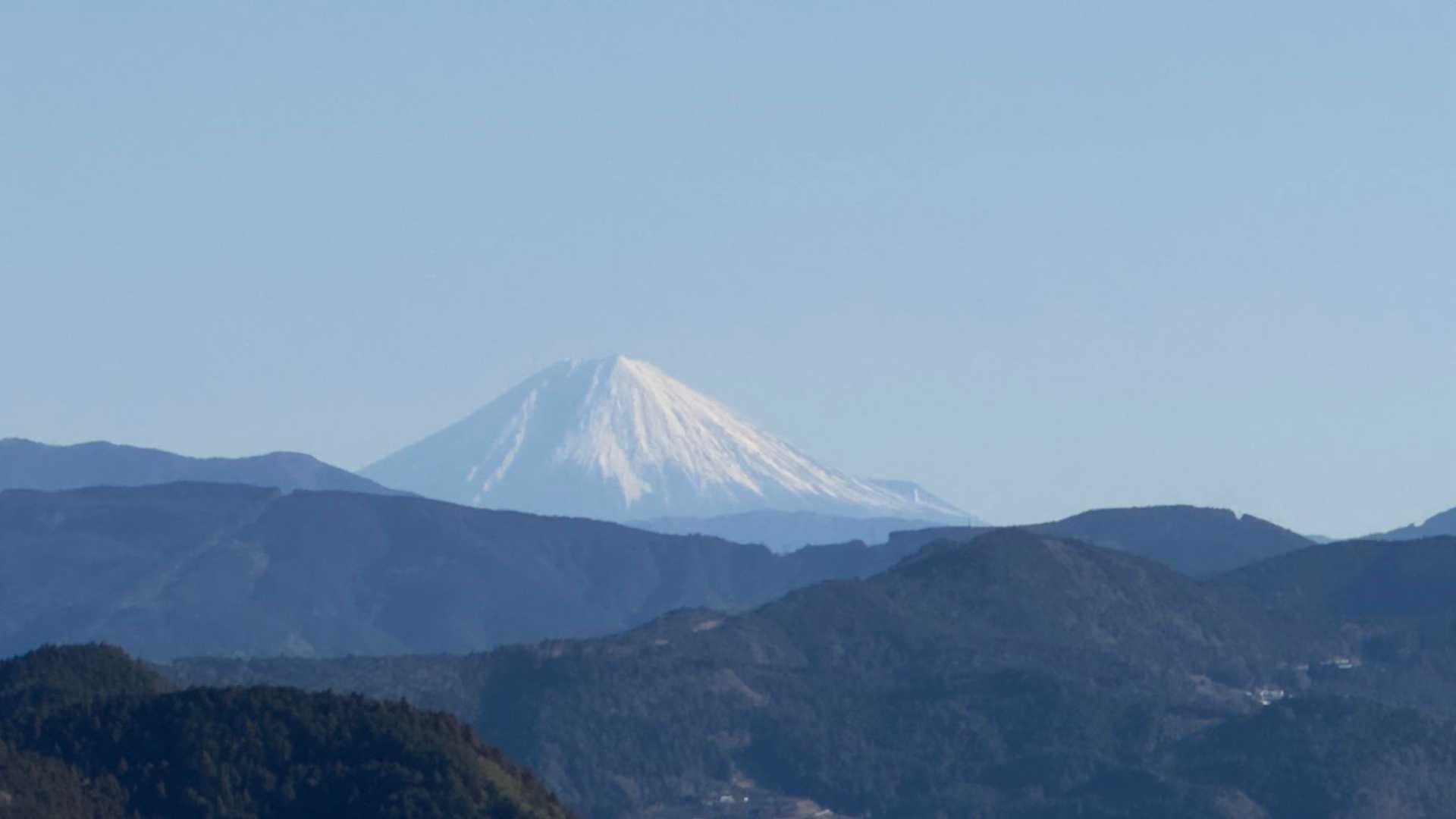 秋葉山上社へ初詣ハイク の写真 24