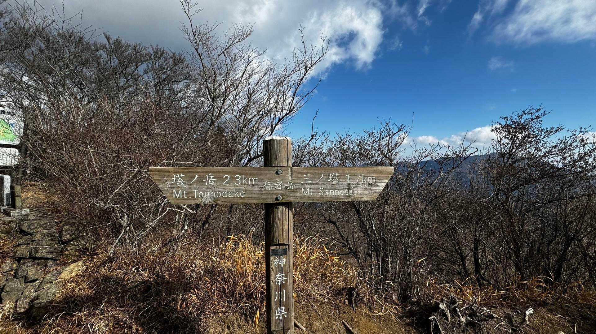 表丹沢縦走（二ノ塔・三ノ塔・塔ノ岳） の写真 7