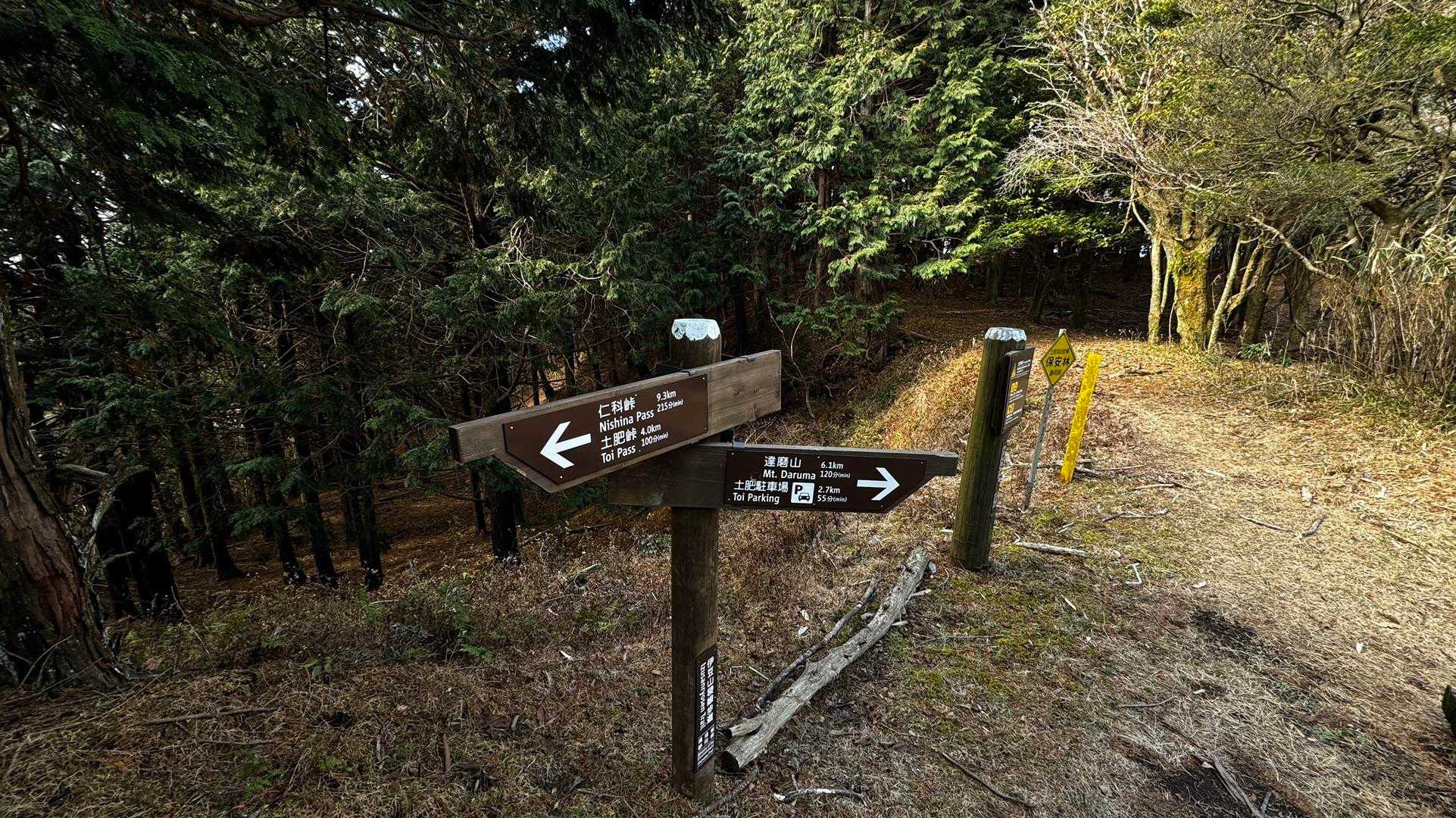 伊豆山陵線トレイル（三蓋山・水呑頭・猫越岳・後藤山・魂の山・棚場山・伽藍山・古稀山・達磨山・小達磨山） の写真 75