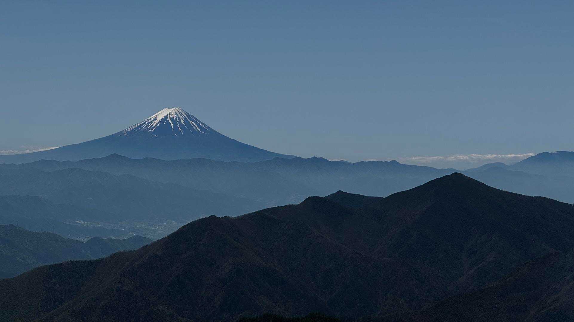 甲武信ヶ岳からの富士山