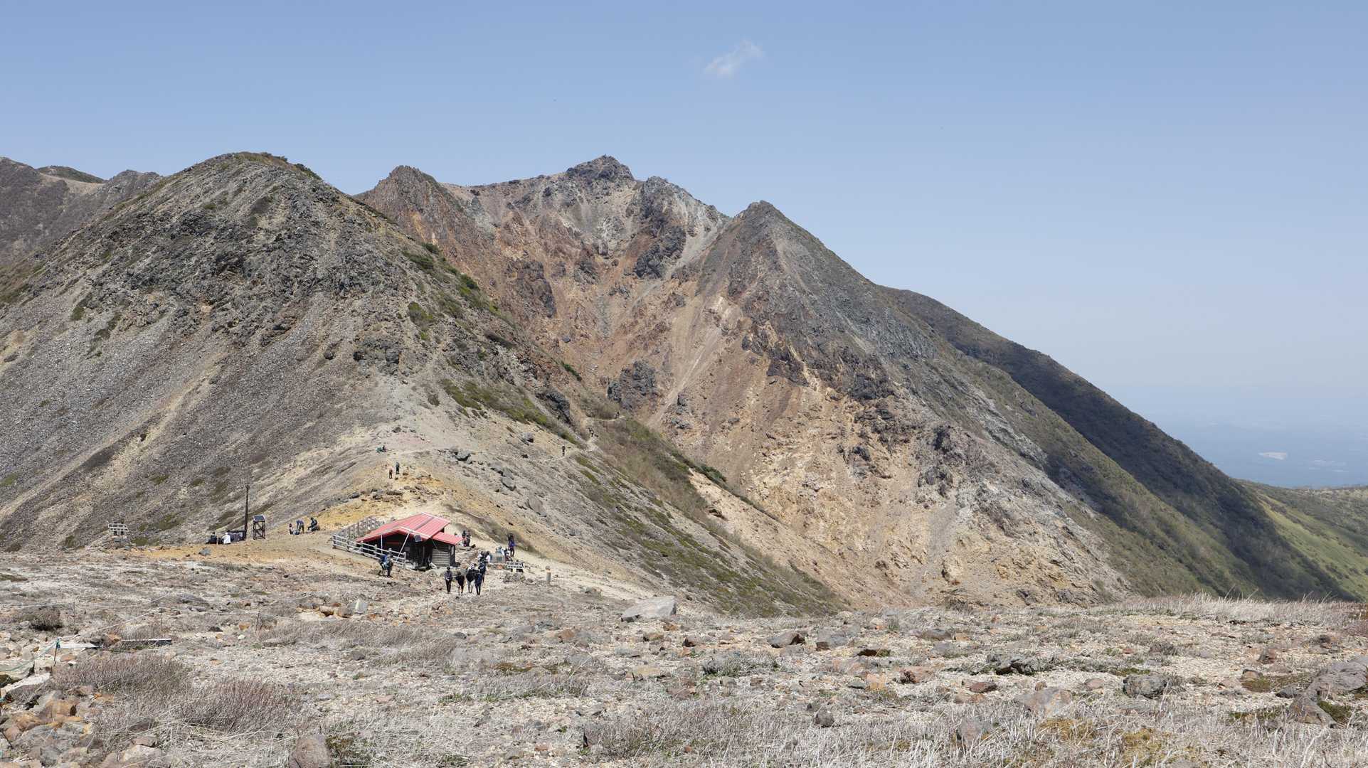 茶臼岳(那須岳)周回ピストン の写真 13