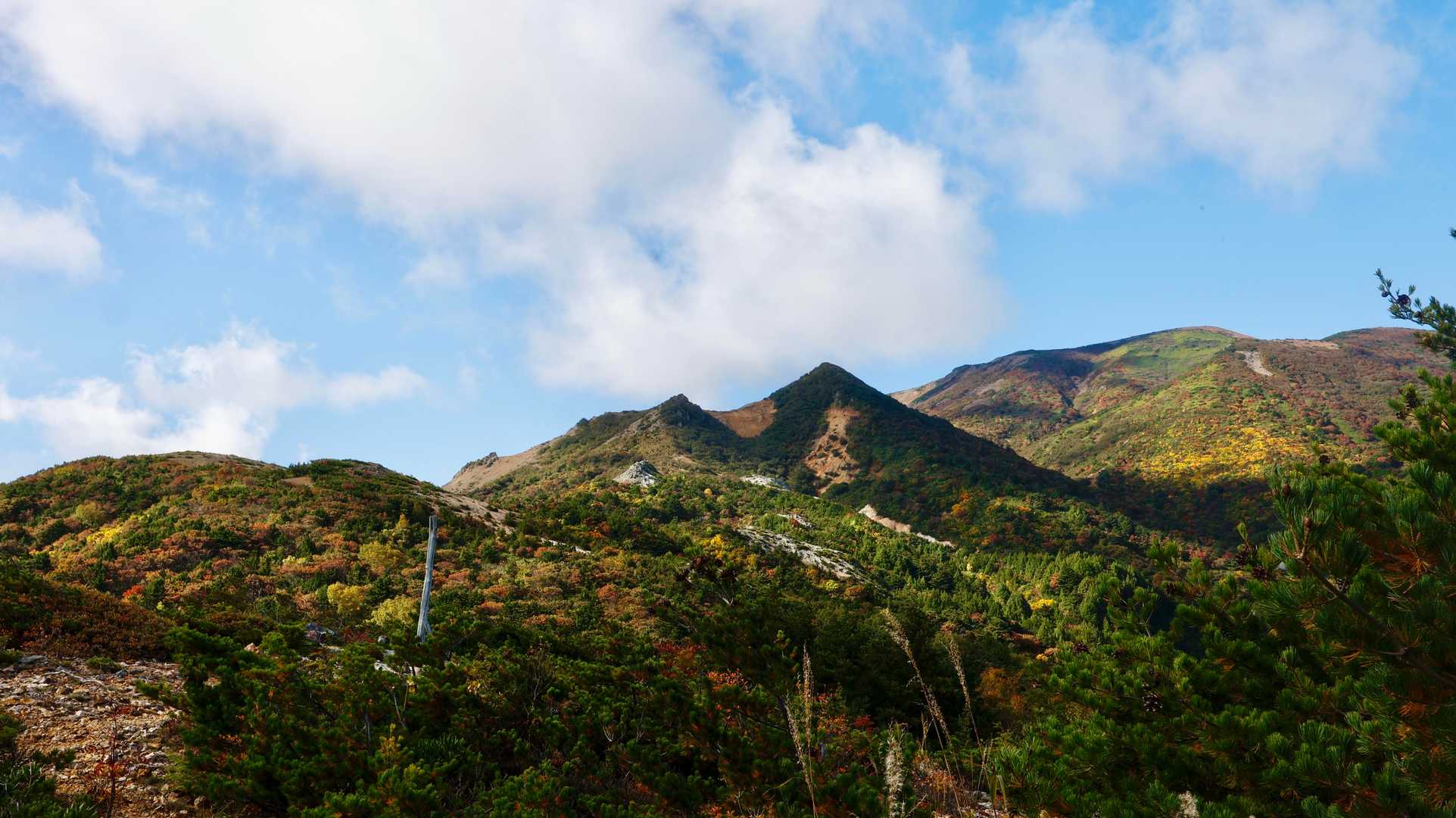 磐梯・吾妻・安達太良ボルケーノトレイル#1（駱駝山〜一切経山〜吾妻小富士〜東吾妻山）、セクションハイク の写真 1