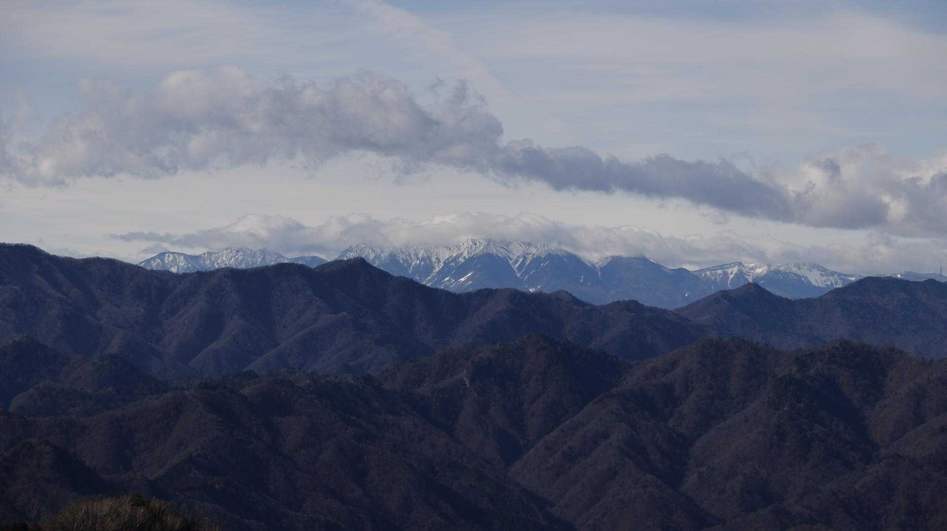 山頂から八ヶ岳