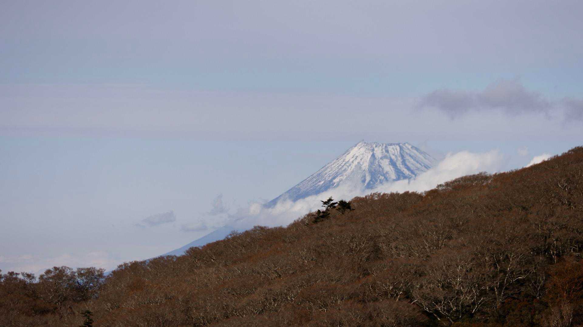 八丁池の先の展望台から