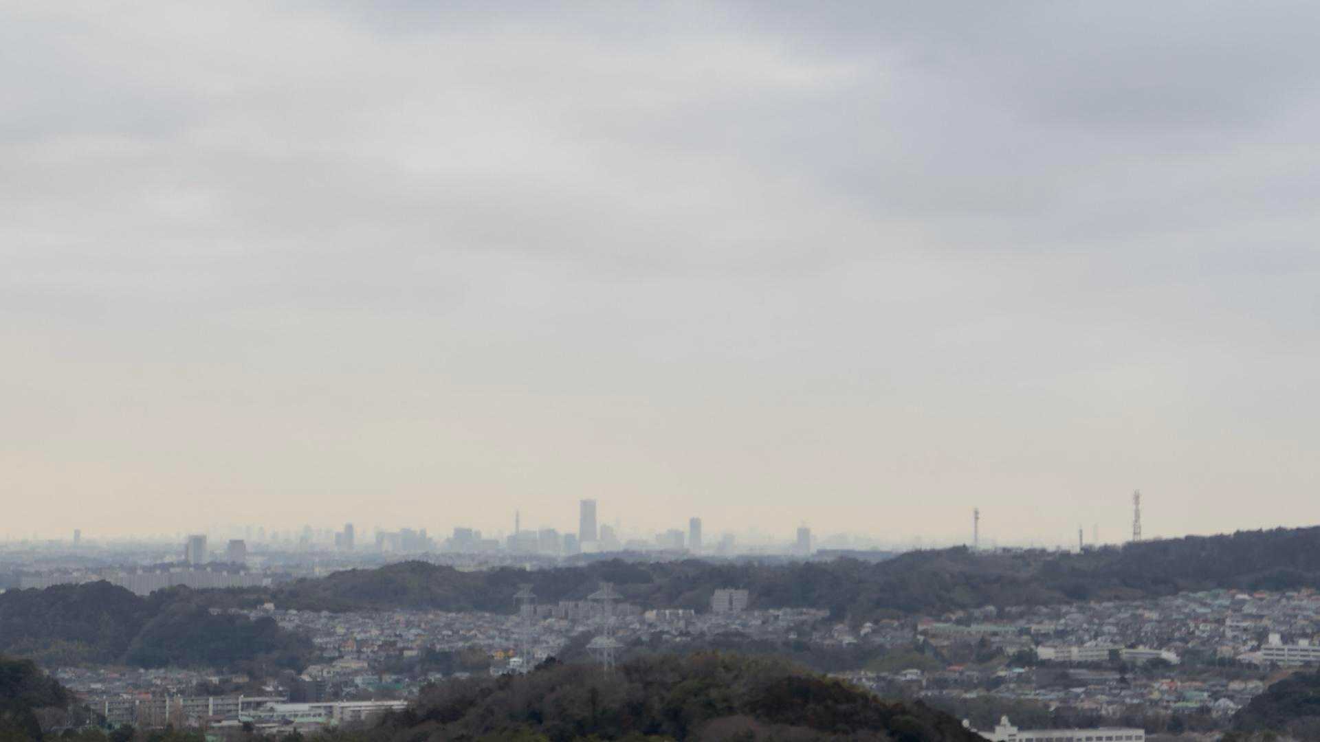 大平山から横浜方面