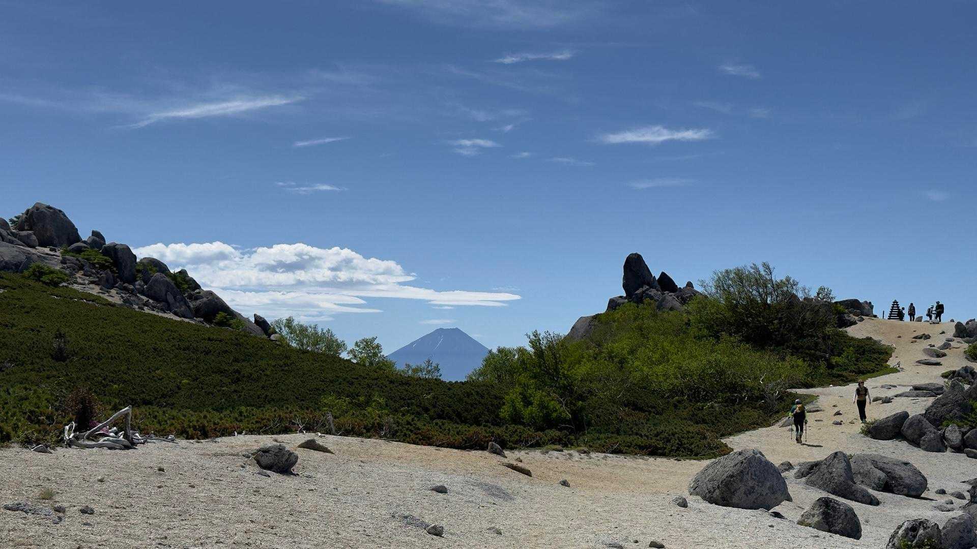 鳳凰三山縦走（薬師岳・観音岳・地蔵岳）夜叉神峠ピストン の写真 44