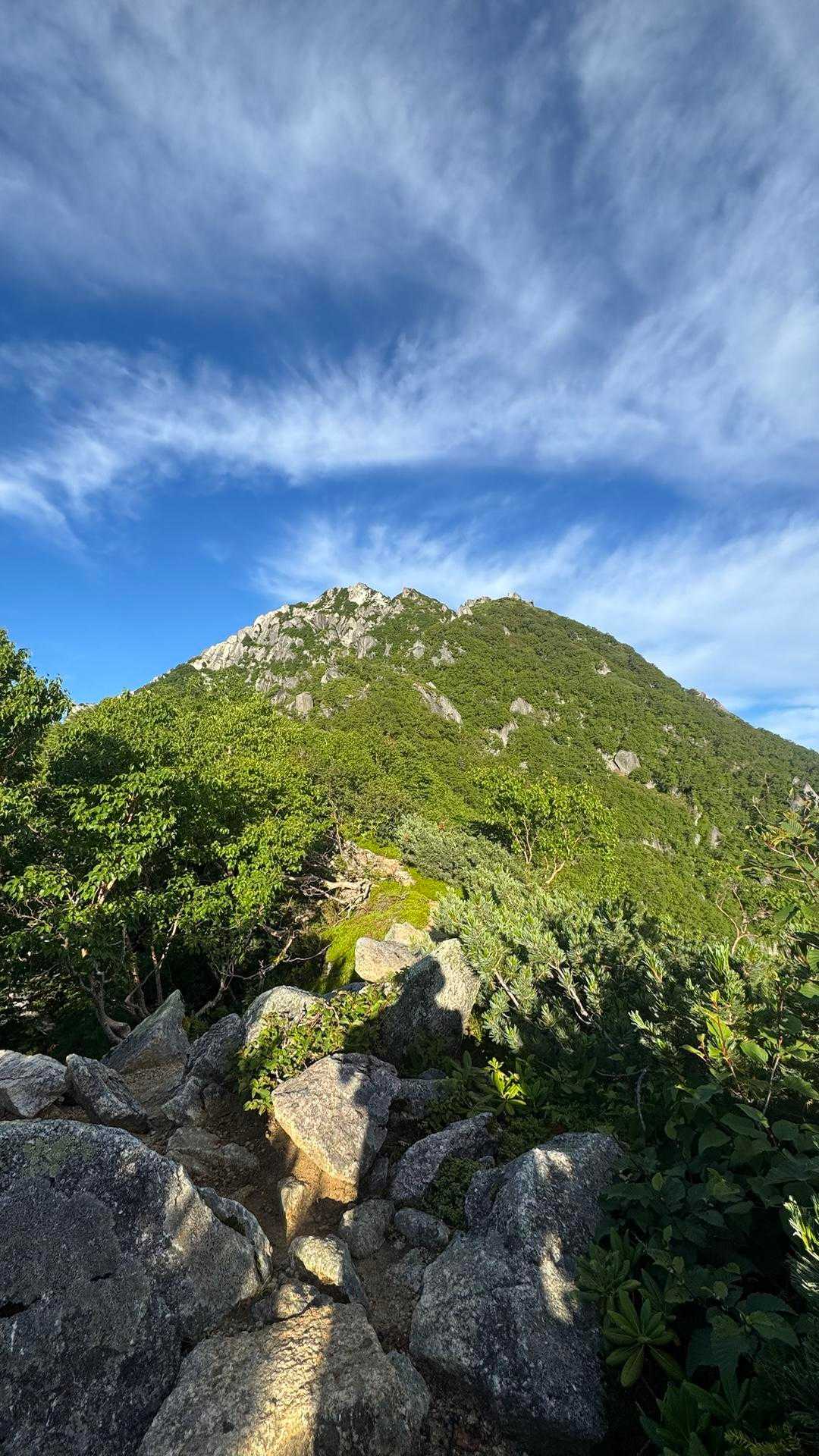 甲斐駒ヶ岳（黒戸尾根）、七丈小屋テン泊 の写真 13