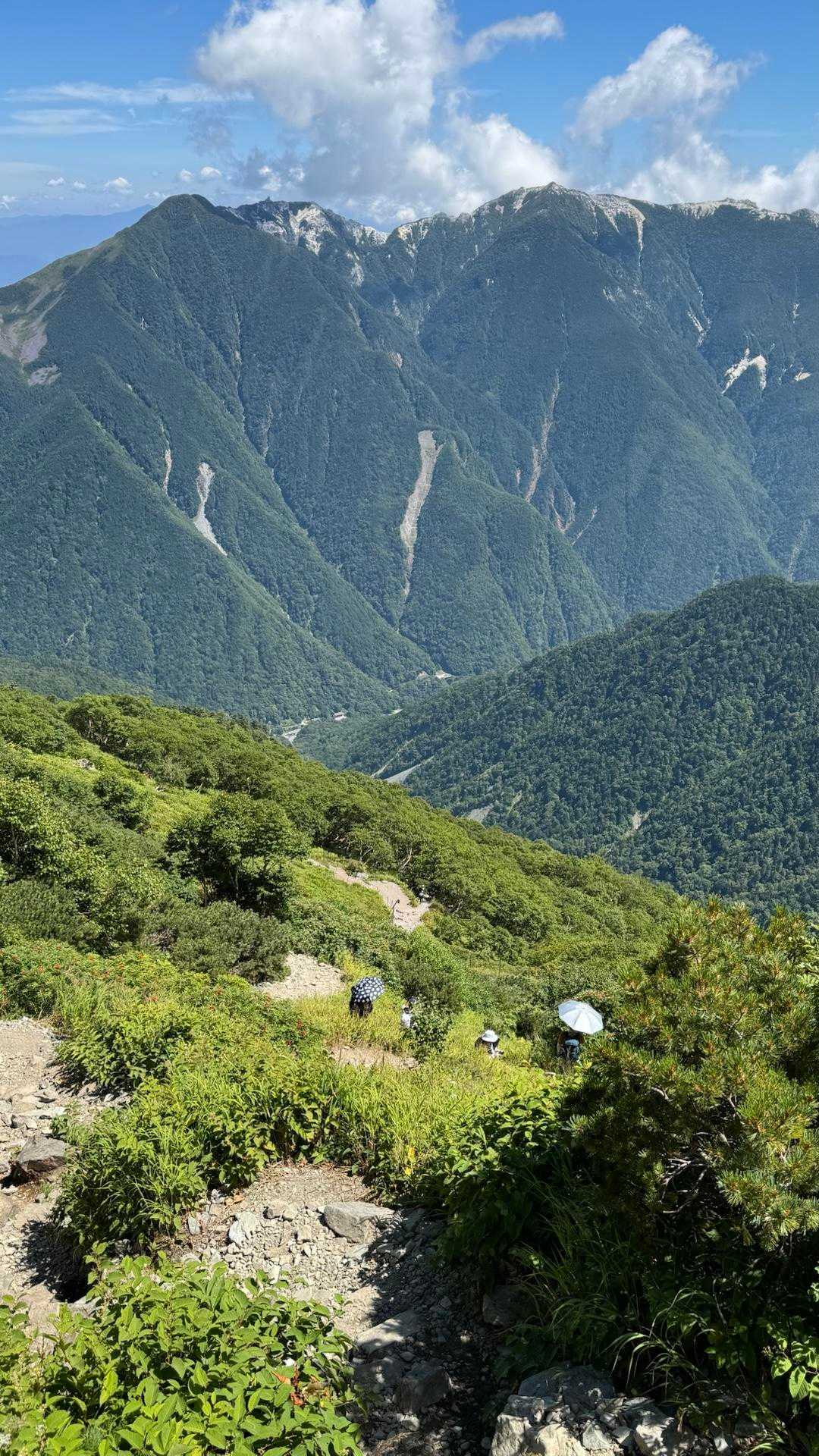 白根三山（北岳・間ノ岳・農鳥岳）、テン泊縦走 の写真 10