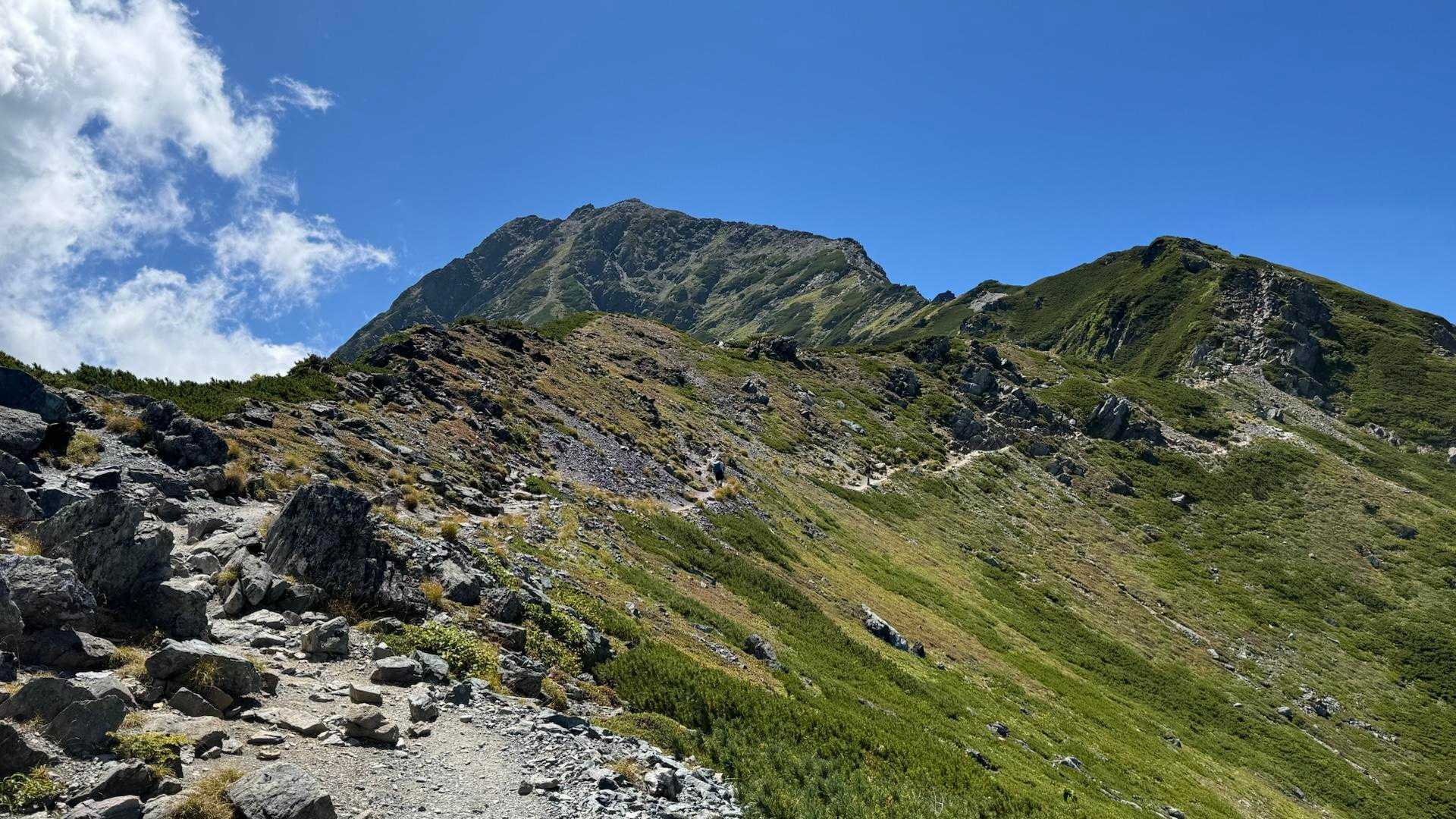 白根三山（北岳・間ノ岳・農鳥岳）、テン泊縦走 の写真 18