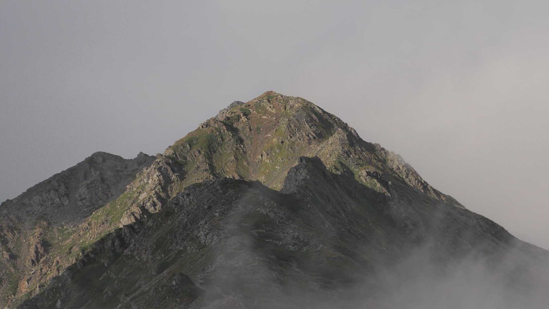 白根三山（北岳・間ノ岳・農鳥岳）、テン泊縦走 の写真 29