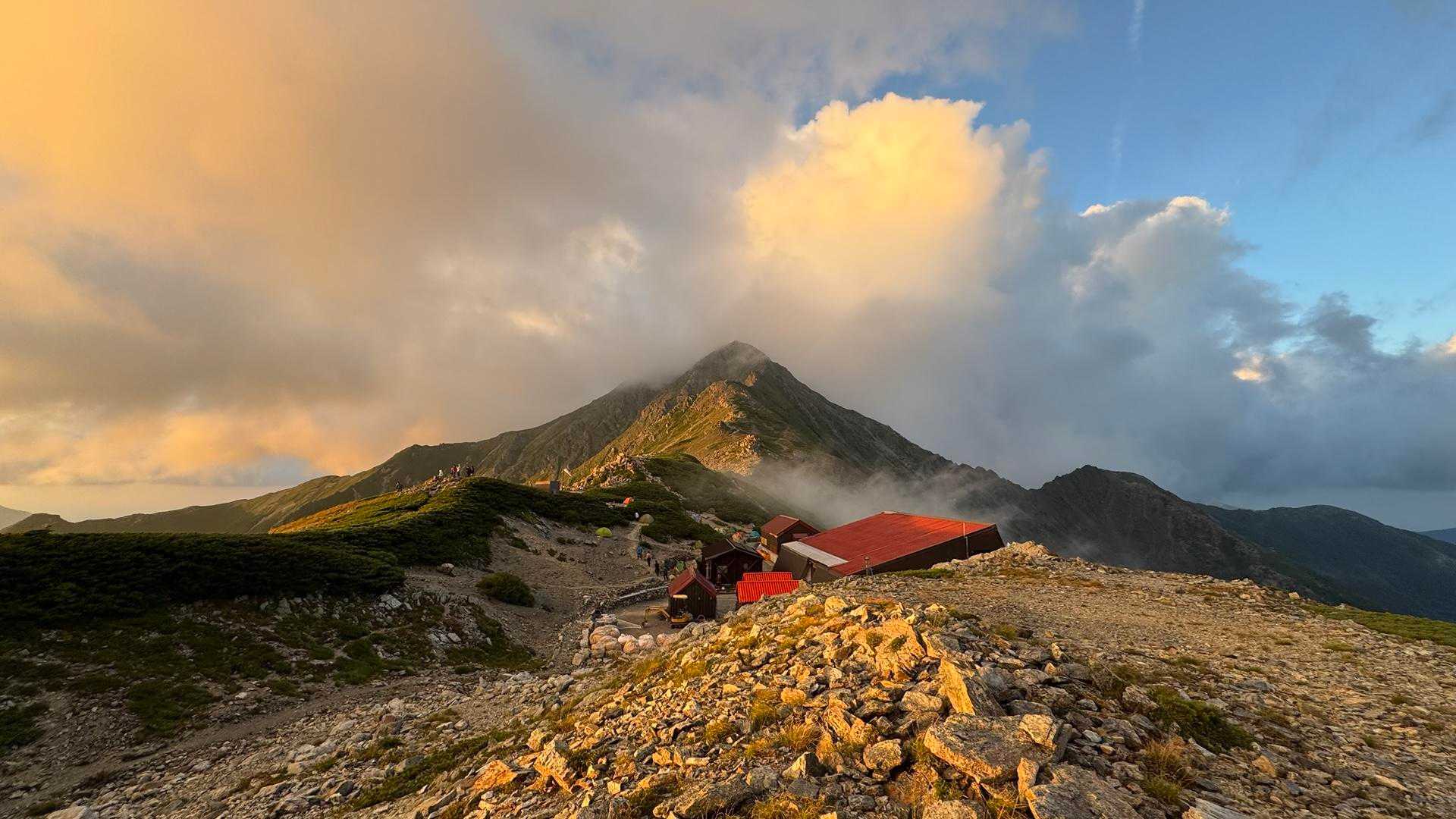 白根三山（北岳・間ノ岳・農鳥岳）、テン泊縦走 の写真 34