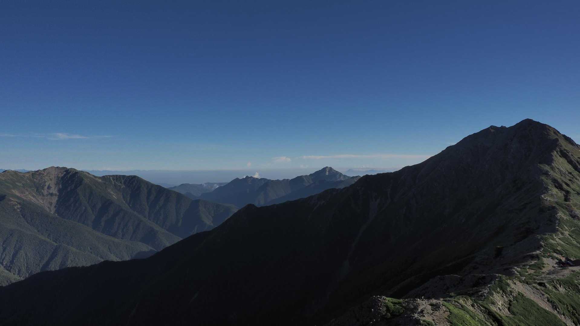 白根三山（北岳・間ノ岳・農鳥岳）、テン泊縦走 の写真 46