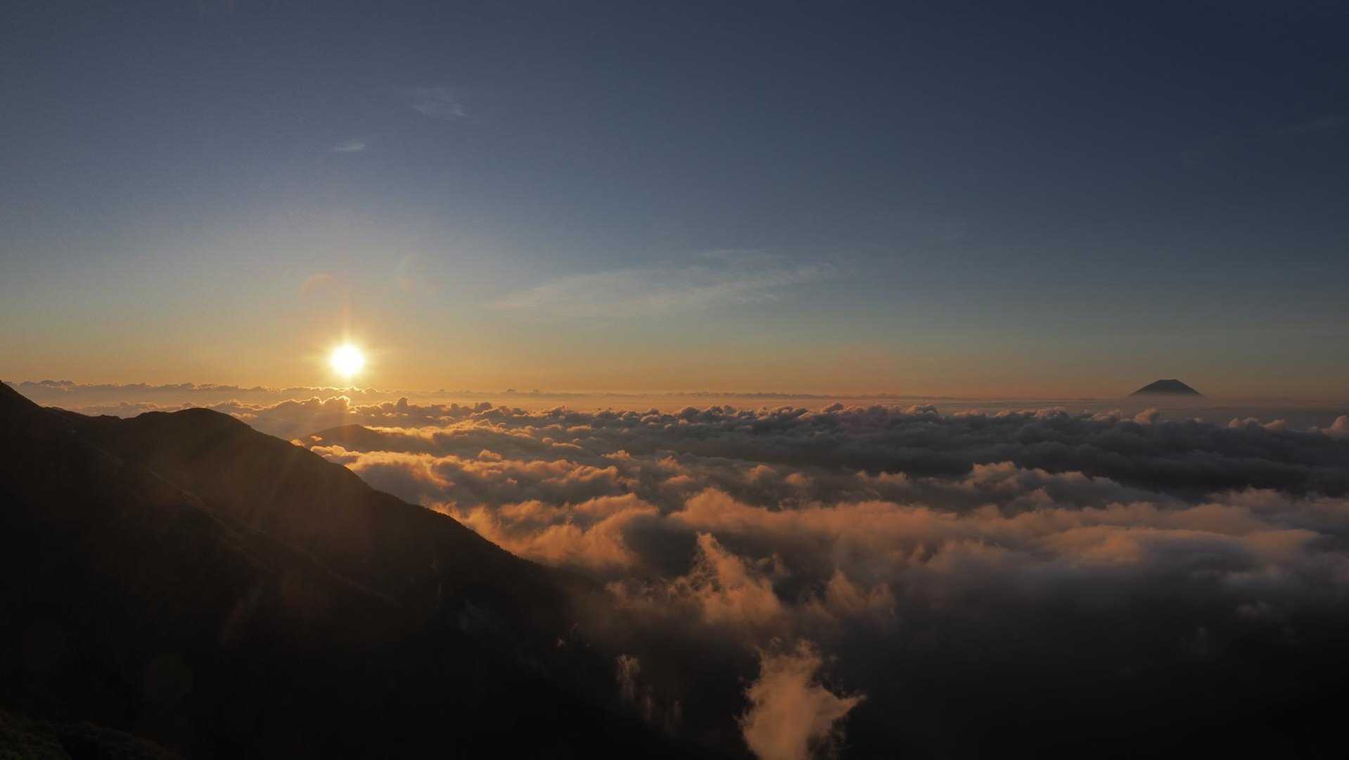 白根三山（北岳・間ノ岳・農鳥岳）、テン泊縦走 の写真 43