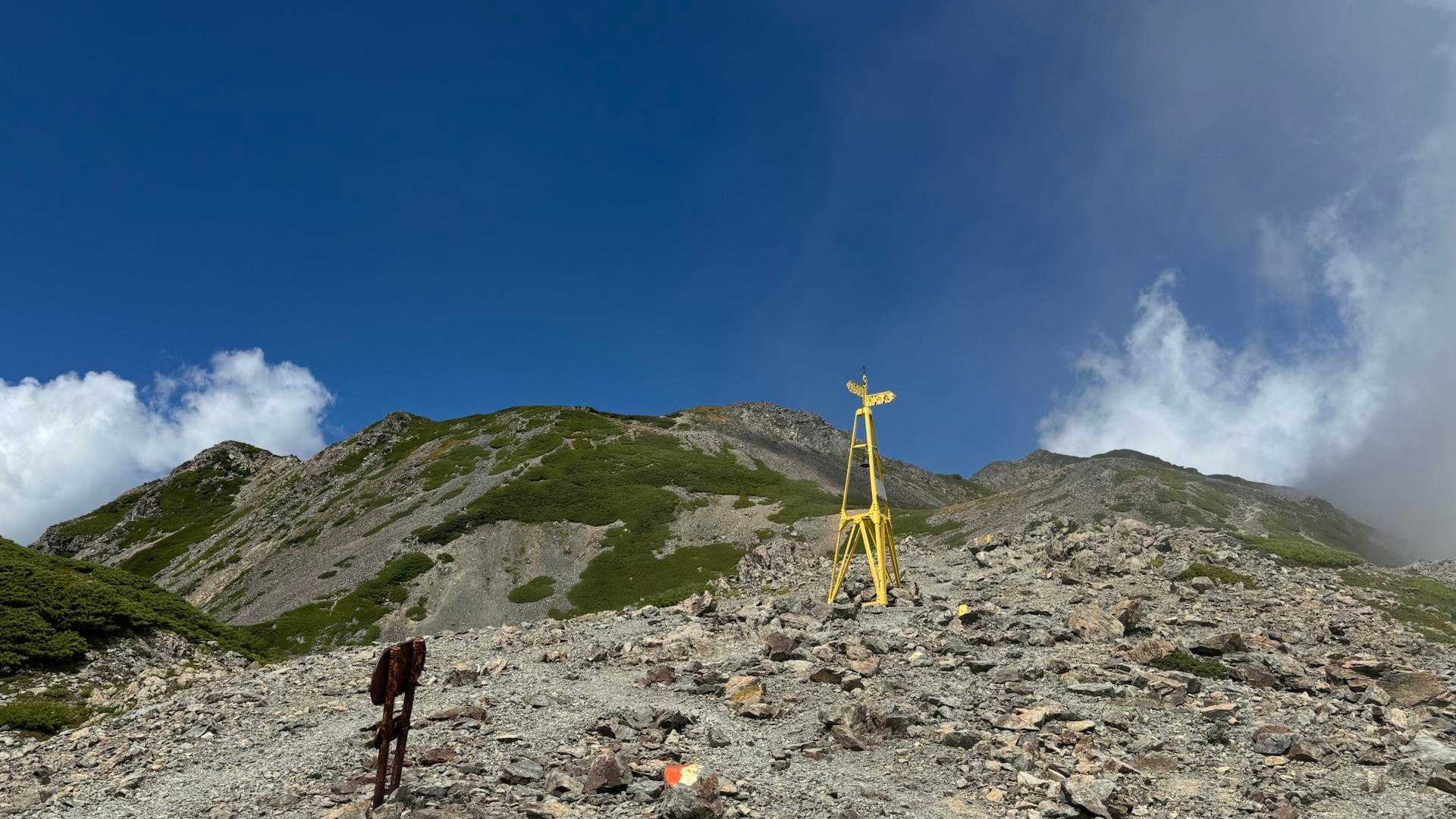 白根三山（北岳・間ノ岳・農鳥岳）、テン泊縦走 の写真 67
