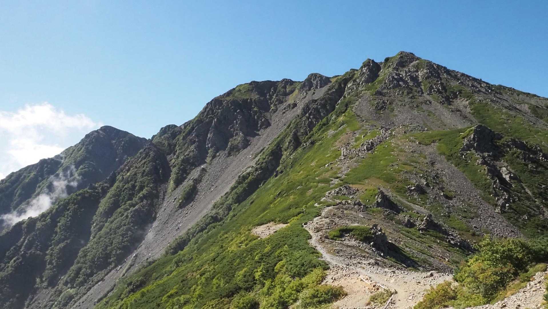 白根三山（北岳・間ノ岳・農鳥岳）、テン泊縦走 の写真 59