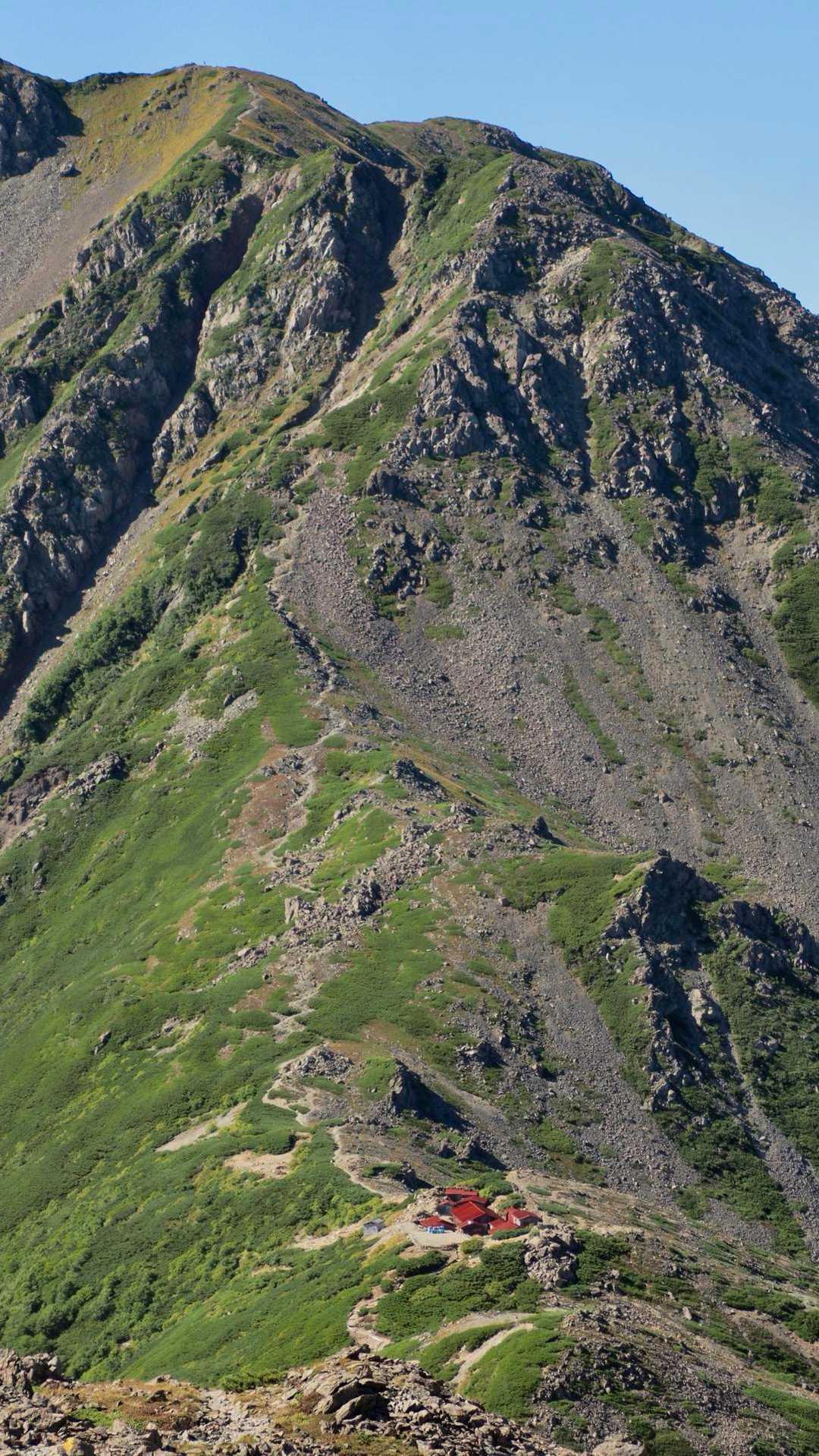 白根三山（北岳・間ノ岳・農鳥岳）、テン泊縦走 の写真 56