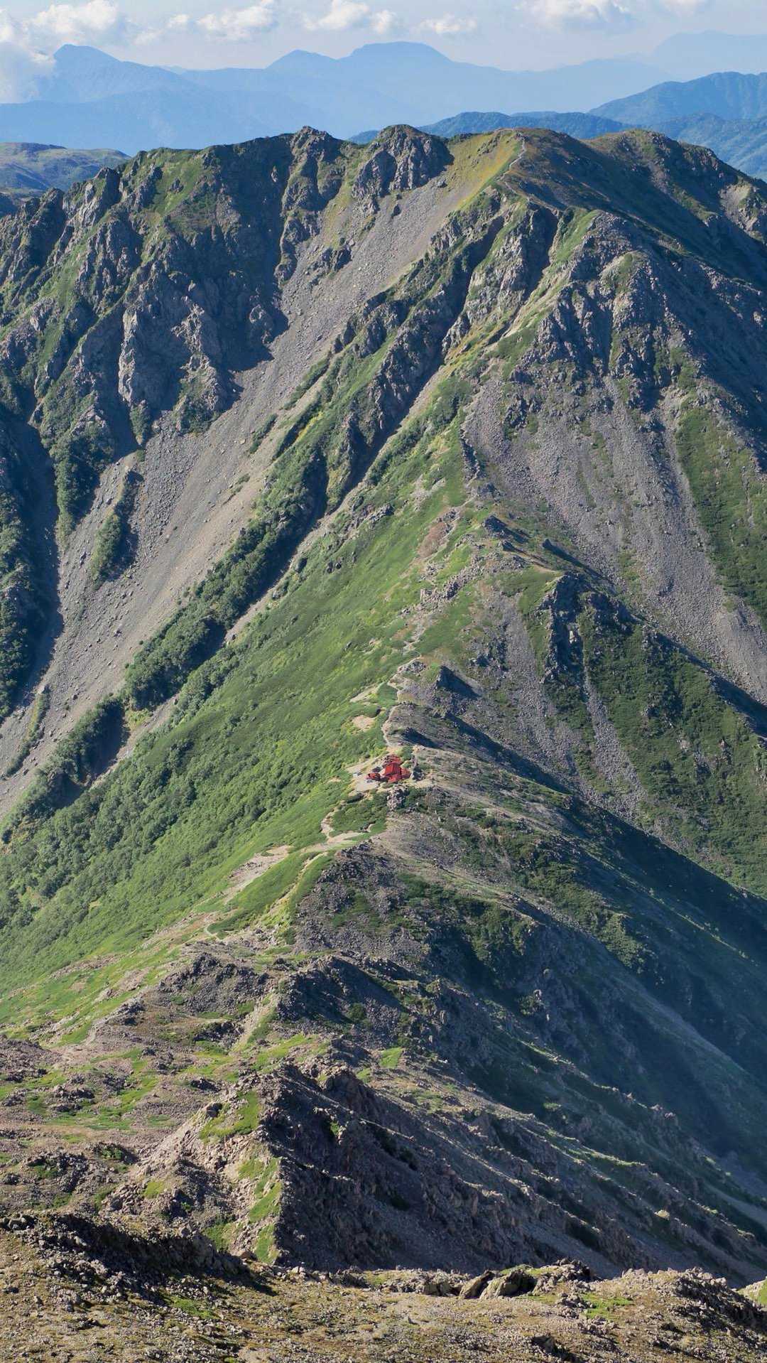 白根三山（北岳・間ノ岳・農鳥岳）、テン泊縦走 の写真 54