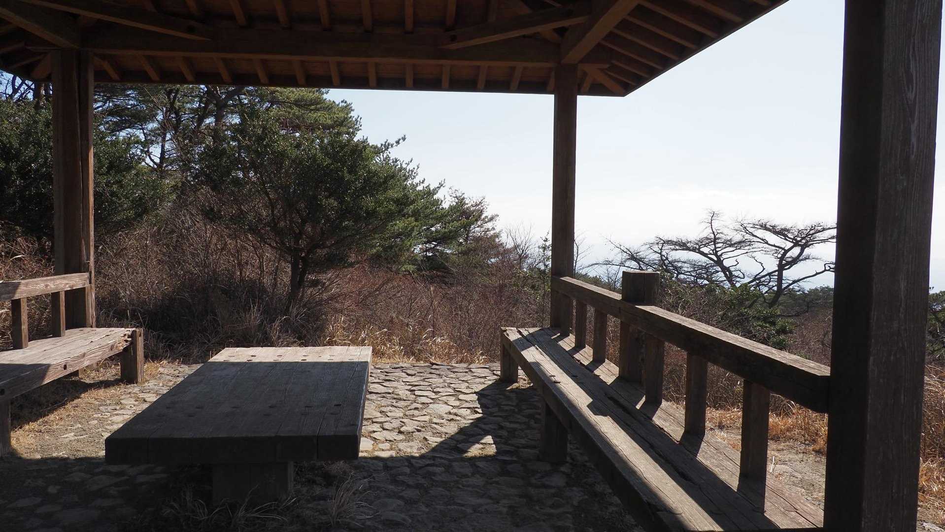 展望台。何も見えず