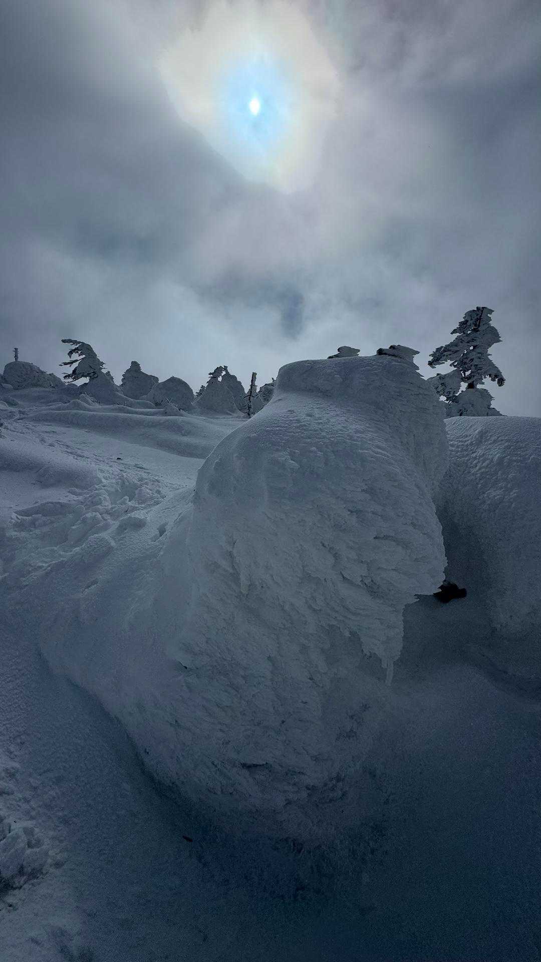 西吾妻山、スノーシューハイク の写真 22
