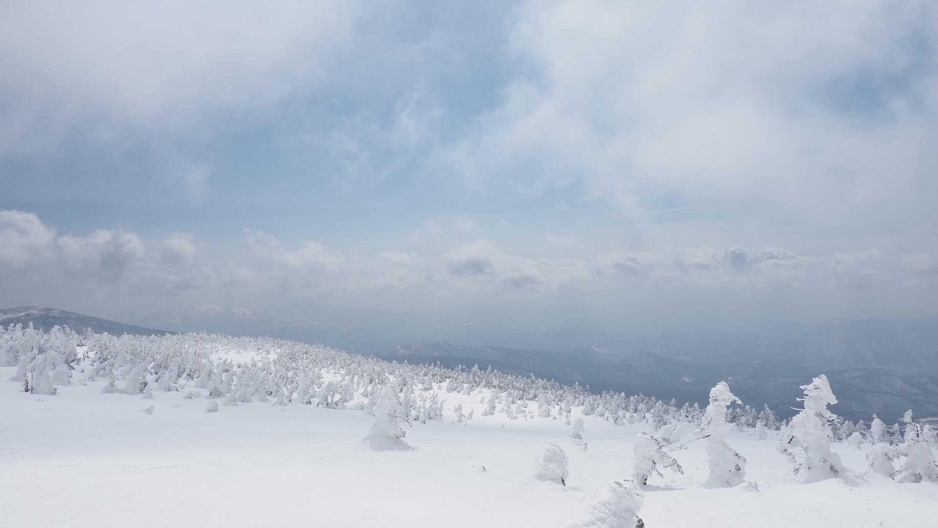 西吾妻山、スノーシューハイク の写真 17