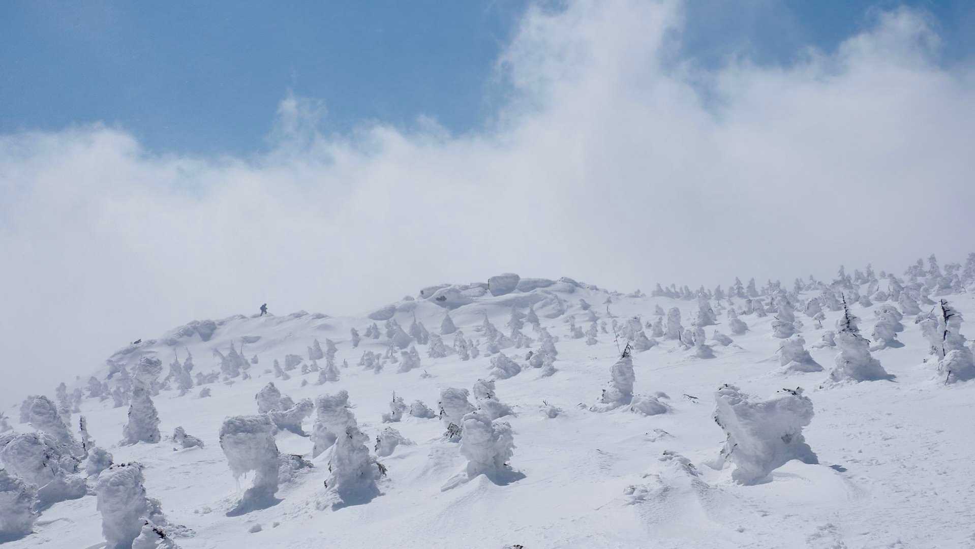 西吾妻山、スノーシューハイク の写真 9