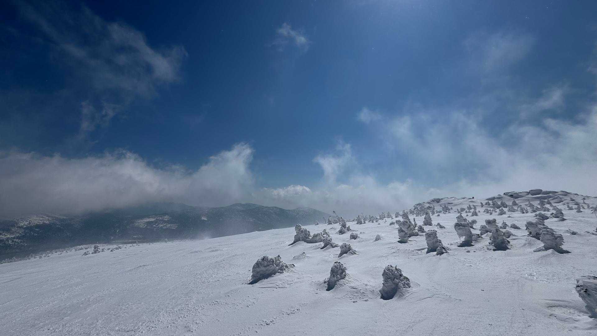 西吾妻山、スノーシューハイク の写真 10