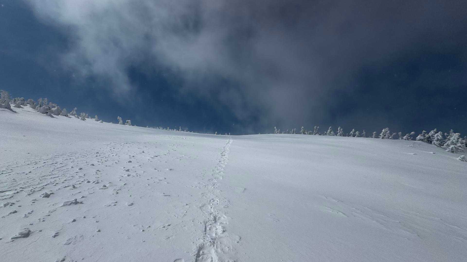 西吾妻山、スノーシューハイク の写真 7