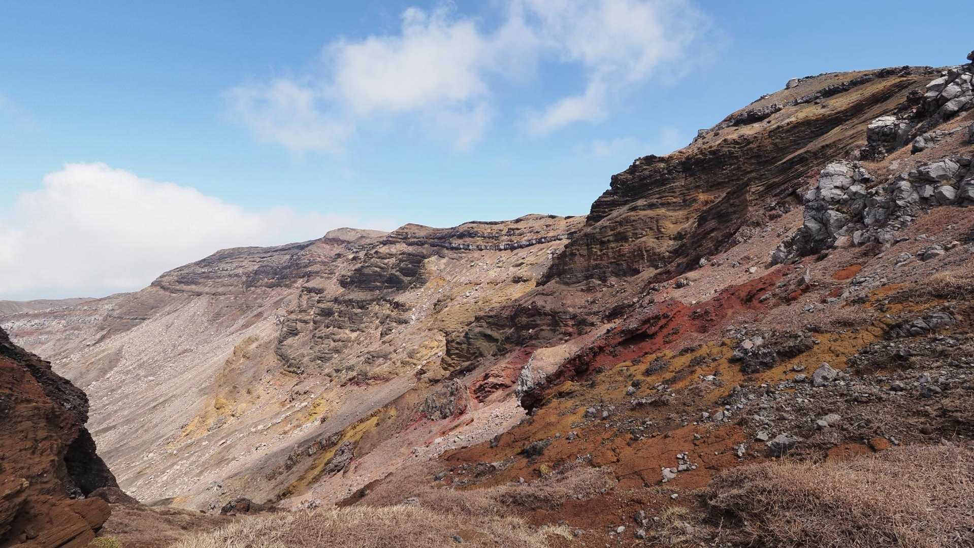 阿蘇山（中岳・高岳・高岳東峰）、砂千里ヶ浜から の写真 7