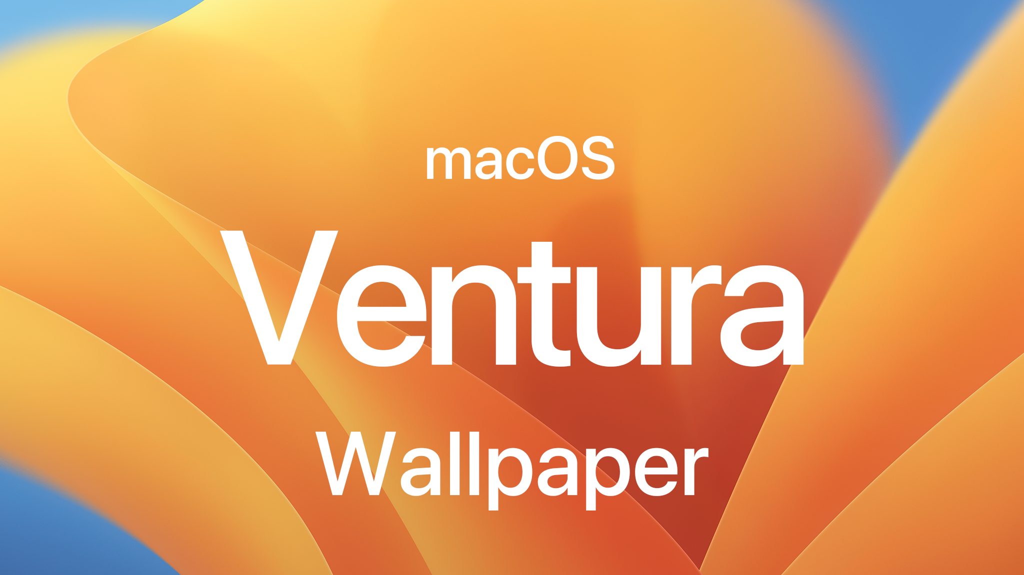 macOS Ventura Wallpaper - cync.